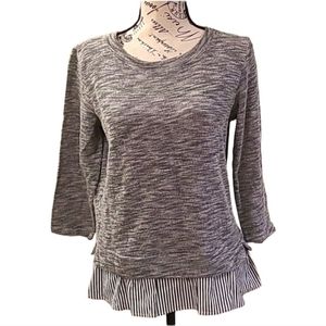 Anthropologie Clu + Willoughby Sweater & Blouse Combo XS